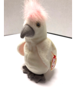 Ty Beanie Babies Kuku Cockatoo Bird - White - $95.29 MXN