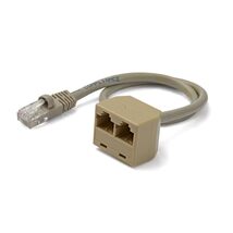 StarTech.com 2-to-1 RJ45 10/100 Mbps Splitter/Combiner - One Adapter Req... - $19.88