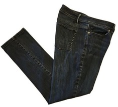 J Jill Slim Straight Leg Jeans Womens 8 Medium Blue Wash Mid Rise Stretc... - $14.68