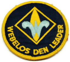 Vintage Boy Scout Webelos Den Leader Patch - £7.88 GBP