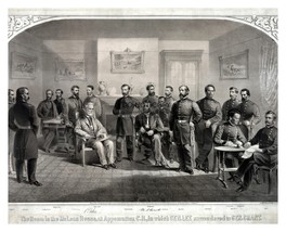Robert E. Lee Surrendering To Ulysses S. Grant Civil War 8X10 Photo - £8.86 GBP
