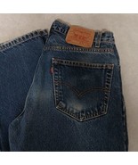 Levi&#39;s 505 Blue Jeans 33x34 Medium Wash Straight Leg - $32.95