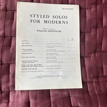 Styled Solos for Moderns For Bass Clef Instruments, William Eisenhower 1963 - £13.25 GBP