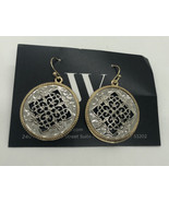 NEW Wantable Gold/Silver Tone Round Filigree Fish Hook Earrings - £10.08 GBP