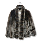 J Percy for Marvin Richards Vintage Swing Jacket Faux Fur Coat Women&#39;s S... - $169.95