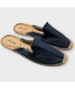 SOLUDOS Denim Dark Wash Slip On Mule Espadrilles Size 10 Summer Casual - €29,77 EUR