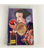 Disney Snow White Seven Dwarfs VHS Tape Princess Platinum Edition Vintag... - $19.75