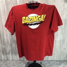 The Big Bang Theory Sheldon ‘Bazinga’ Red T-Shirt 2X EUC Graphic Tee Shirt - $14.80