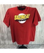 The Big Bang Theory Sheldon ‘Bazinga’ Red T-Shirt 2X EUC Graphic Tee Shirt - $14.80