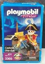 New 2001 Playmobil Pirates 3369 Captain One Eye Mini Figure - £10.11 GBP