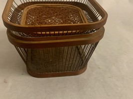 Antique Chinese Small Square Basket / Tray - $49.49