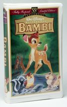 WALT DISNEY MASTERPIECE BAMBI ANNIVERSARY VHS CLAM SHELL CASE + INSERTS - $6.43