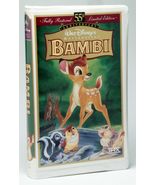 WALT DISNEY MASTERPIECE BAMBI ANNIVERSARY VHS CLAM SHELL CASE + INSERTS - $6.43