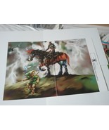 Legend of Zelda Ocarina of Time Poster # 3 Link &amp; Ganon on Steed Nintend... - £47.01 GBP