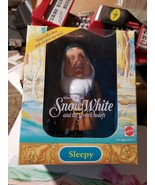 Vintage 1992 Mattel Barbie Disney Snow White 7 Dwarfs Sleepy Doll 10220 - £11.84 GBP