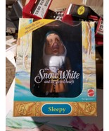 Vintage 1992 Mattel Barbie Disney Snow White 7 Dwarfs Sleepy Doll 10220 - $20.22 CAD