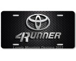 Toyota 4Runner Inspired Art on Mesh FLAT Aluminum Novelty Auto License T... - $16.19