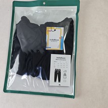 StellaBloom Women's Lounge Pants, Black Cotton Pajama Bottoms, Comfy & Soft image 3