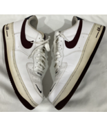 Men&#39;s Size 13 - Nike Air Force 1 &#39;07 LV8 White Night Maroon CJ8731-100 - $39.98