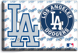 Los Angeles Dodgers La Baseball Team 3 Gang Light Switch Plate Man Cave Hd Decor - £13.37 GBP