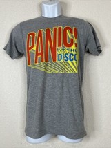 Panic at The Disco Men Size S Gray Summer Tour 2016 T Shirt Short Sleeve - £6.17 GBP