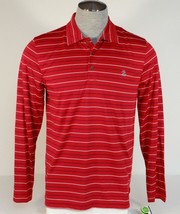 Izod PerformX Golf Moisture Wicking Red Long Sleeve Polo Shirt Men&#39;s NWT - £58.76 GBP