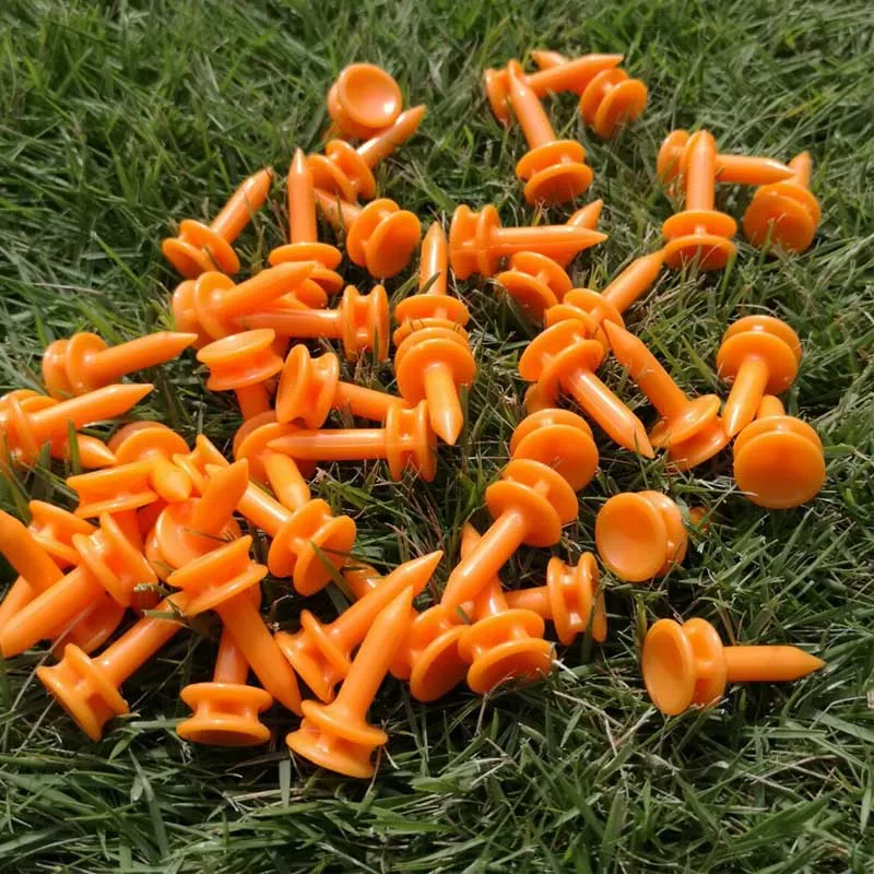 Wholesale New 50 Pcs/Pack Professional 25mm Plastic Castle Golf Tees  Double-dec - $103.78