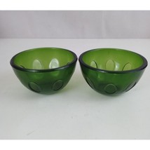 Set of 2 Emerald Green Glass Dessert/Fruit Bowl THT2004 - £11.80 GBP