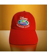 Disney Vacation Club Member Baseball Hat Cap Red Retired Logo DVC Adjust... - £10.43 GBP