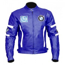 New Bmw Blue Sport Leather Suit Jacket Men&#39;s 2019 - £112.90 GBP