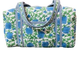 Duffle Bag  Handmade Block Print Duffle, Boho, Weekender, Travel Tote |... - $570.07 MXN+