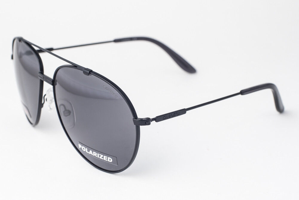 Carrera 67 Matte Black / Gray Polarized Sunglasses 67 003 C3 60mm - $94.53