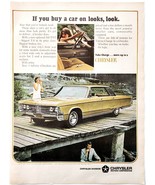 1966 Chrysler 67 New Yorker Car Advertisement Automobilia Spice Gold DWJJ11 - $41.36 CAD