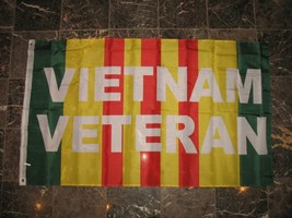 3X5 Vietnam Vet Veteran Ribbon Flag 3&#39;X5&#39; Banner Brass Grommets - £3.66 GBP