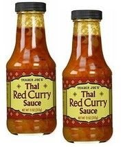 BRAND NEW Trader Joe&#39;s THAI STYLE RED CURRY Sauce 11 oz - 2 BOTTLES - £14.81 GBP