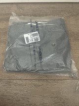 NWT Lands&#39; End Men&#39;s No Iron Twill Traditional Fit Flat Front Pants Gray... - $22.00