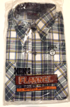 EGO-Trix flannel shirt size S men long sleeve 100% cotton New with tags - $12.13