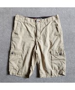 Tony Hawk Cargo Shorts Mens Size 30 Brown Ripstop Pockets Soft - £15.57 GBP