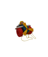 Vintage 1980 Fisher Price Pull Along Airplane Toy #171 w/ Spinning Prope... - $7.91
