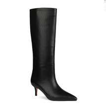 Solid Color Women&#39;s High Boots Pointed Toe Stiletto Elegant Medium Heel Women&#39;s  - £92.93 GBP