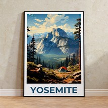 Yosemite Travel Poster, Half Dome Wall Art, Half Dome Print, Yosemite Poster, Ha - £14.38 GBP+