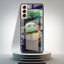 Star Wars, Baby Yoda Design 6, Tempered Glass Samsung Galaxy Cases - S22 S21 S20 - £17.53 GBP