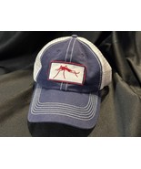 Southern Hooker Mesh Trucker Hat Red Mosquito Logo Blue White Snapback Cap - $34.30 CAD