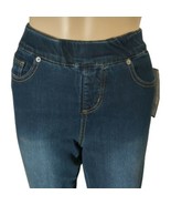 Women With Control Wonder Denim Jeans Sz 4 Leggings Medium Wash Renee Go... - £23.35 GBP