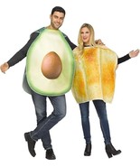 Avocado &amp; Toast Halloween Costume Adult Couples 2 Pc Pullover Tunics-siz... - £33.70 GBP