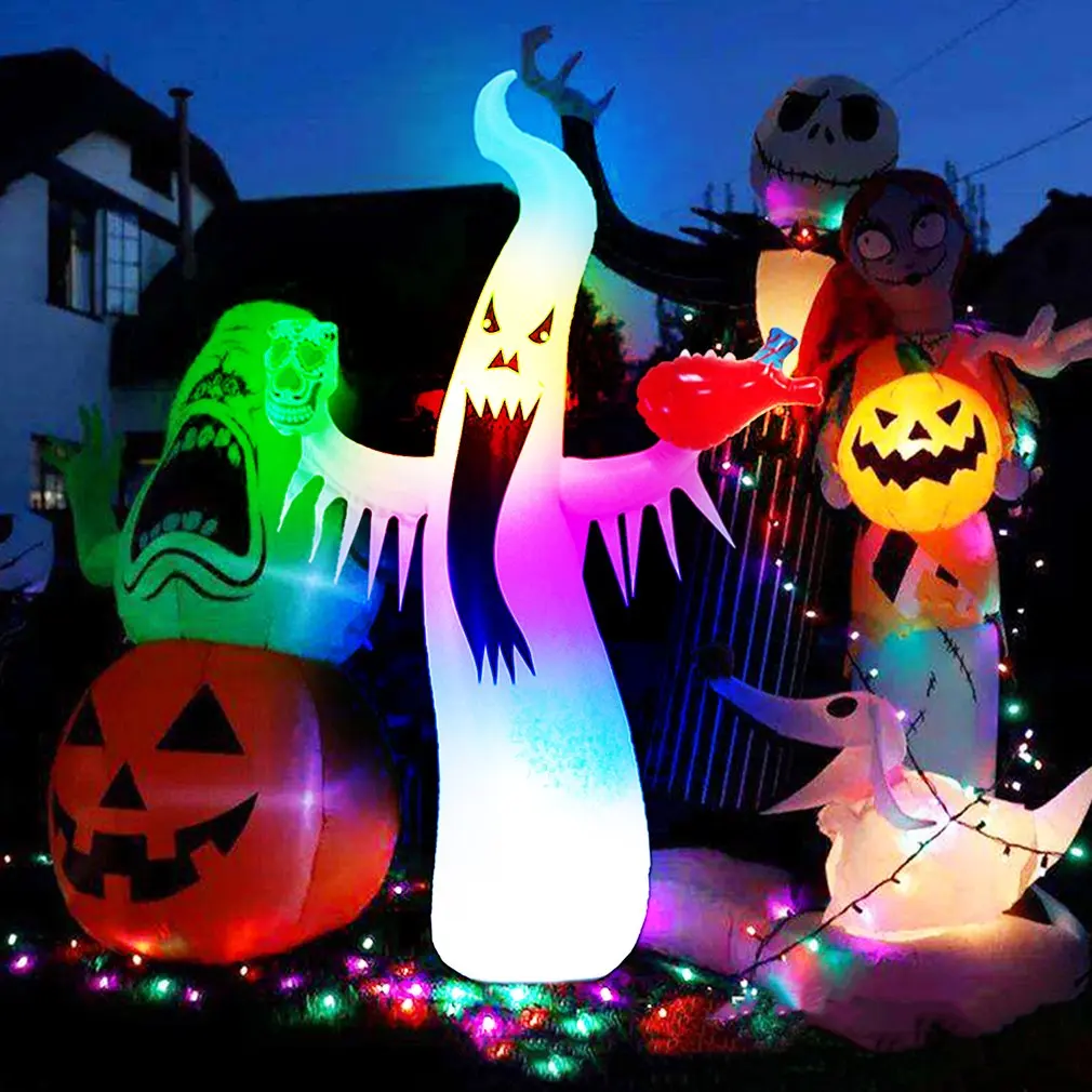 Halloween Inflatable Scary Ghost Decoration Inflatable Funny Scary Holiday - £22.83 GBP+