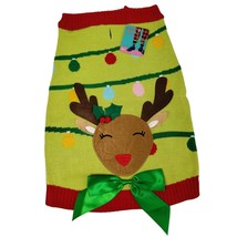 Merry Makings Dog XL 20 to 24 inches Oh Deer Pet Sweater - £13.87 GBP