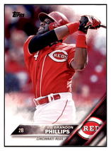 2016 Topps Brandon Phillips  Cincinnati Reds #176 Baseball card   MATV4 - £1.06 GBP