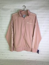 Champion Track Jacket Zip Activewear Dream Pink Pockets Women&#39;s Plus Siz... - £35.34 GBP