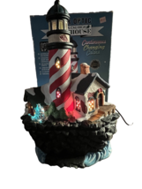 14&quot; Fiber Optic Christmas Lighthouse Table Top Deco - $29.70